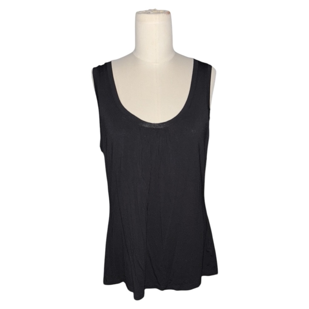 Kenneth Cole Reaction Black Scoop Neck Tank Top